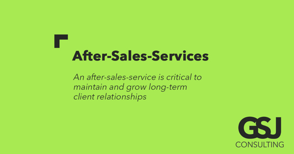 5 after-sales services you should be providing to your clients