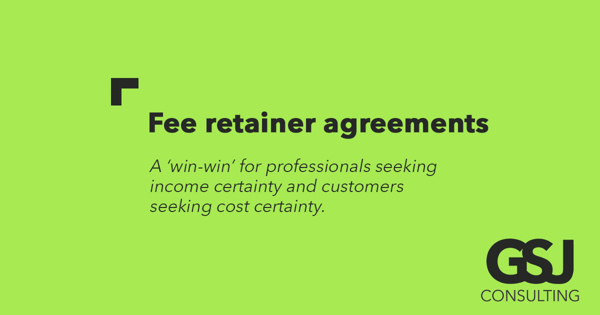 Using retainer fee agreements to create client loyalty