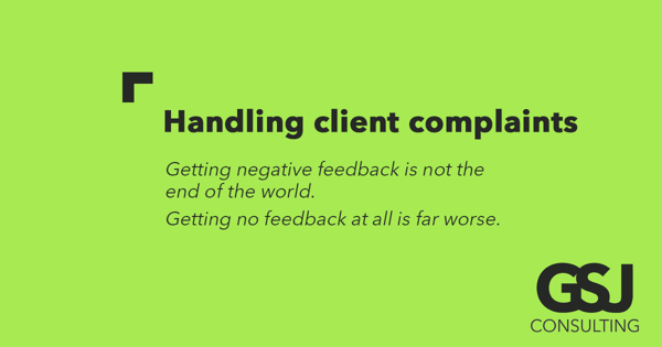 6 steps to handling client complaints